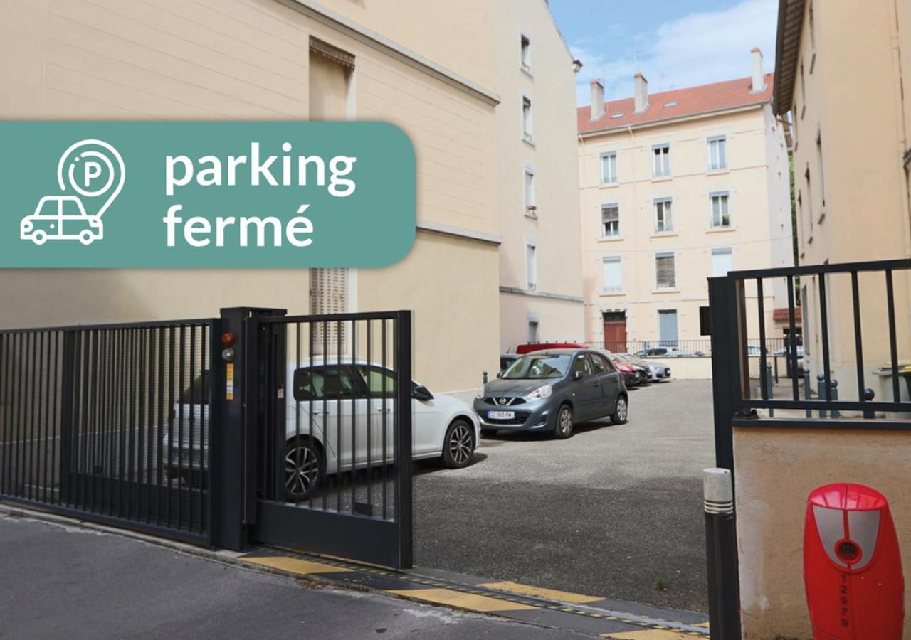 Cosy Appartement Lyon Valmy - Parking エクステリア 写真